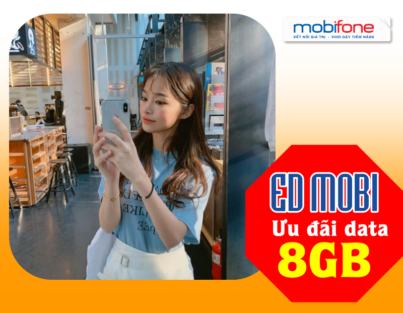 Đăng ký gói ED Mobifone có ngay 8GB và ưu đãi gọi, học
