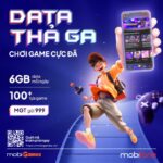 Đăng ký gói MGT Mobifone tha hồ chơi game data đầy máy