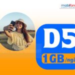 Hướng dẫn đăng ký gói D5 Mobifone có 1GB/ Ngày