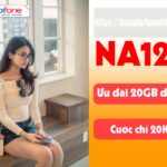 Đăng ký gói NA120 Mobifone nhận 20GB data tốc độ cao
