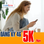 Cách đăng ký 4G Mobifone 1 ngày 5K "quá dễ" cho thuê bao