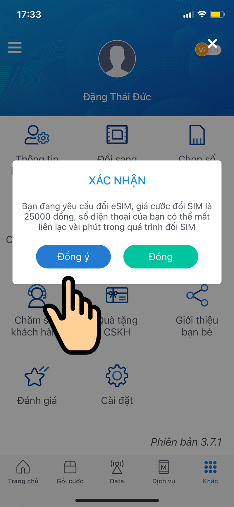 Cách đăng ký ESIM Mobifone online tại nhà đơn giản nhất