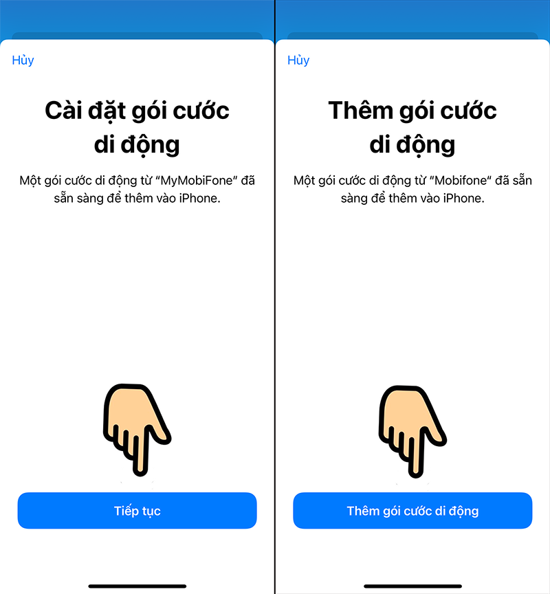 Cách đăng ký ESIM Mobifone online tại nhà đơn giản nhất