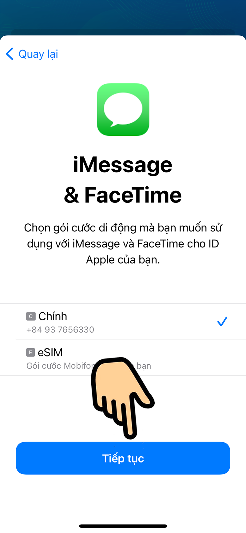 Cách đăng ký ESIM Mobifone online tại nhà đơn giản nhất