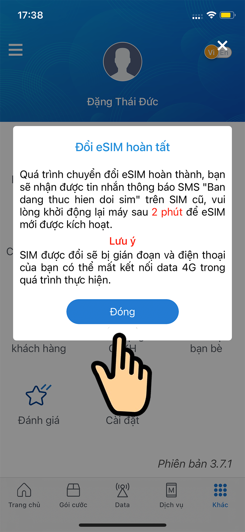 Cách đăng ký ESIM Mobifone online tại nhà đơn giản nhất
